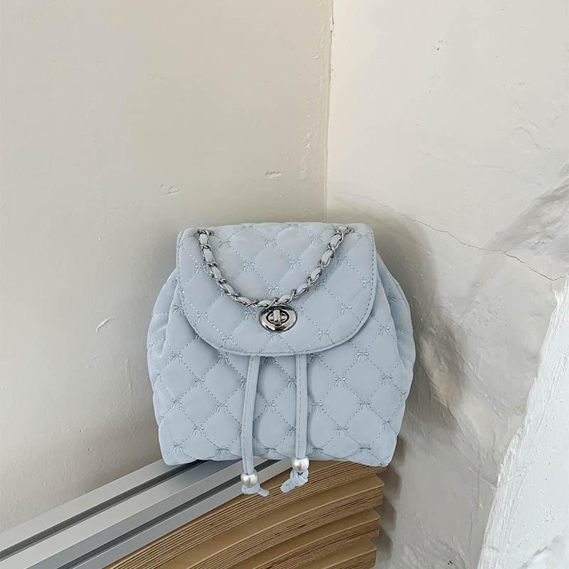 Autumn new high-value niche set fashionable diamond backpack women s fashion chain bag small women s bag