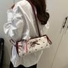 Fashion versatile sweet bow underarm bag women's 2025 summer simple niche high-end single shoulder handbag