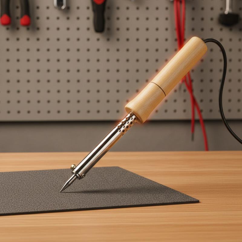 220V 30W To 100W Wood Handle Mini Soldering Iron Adjustable Temperature Electric Hand Tool
