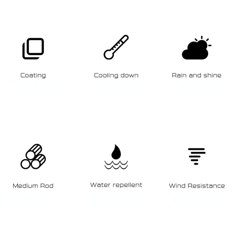 190T Simple Titanium Silver Adhesive Women's Sun Protection Umbrella UV Folding Sun and Rain Dual Use Sunshade Umbrella