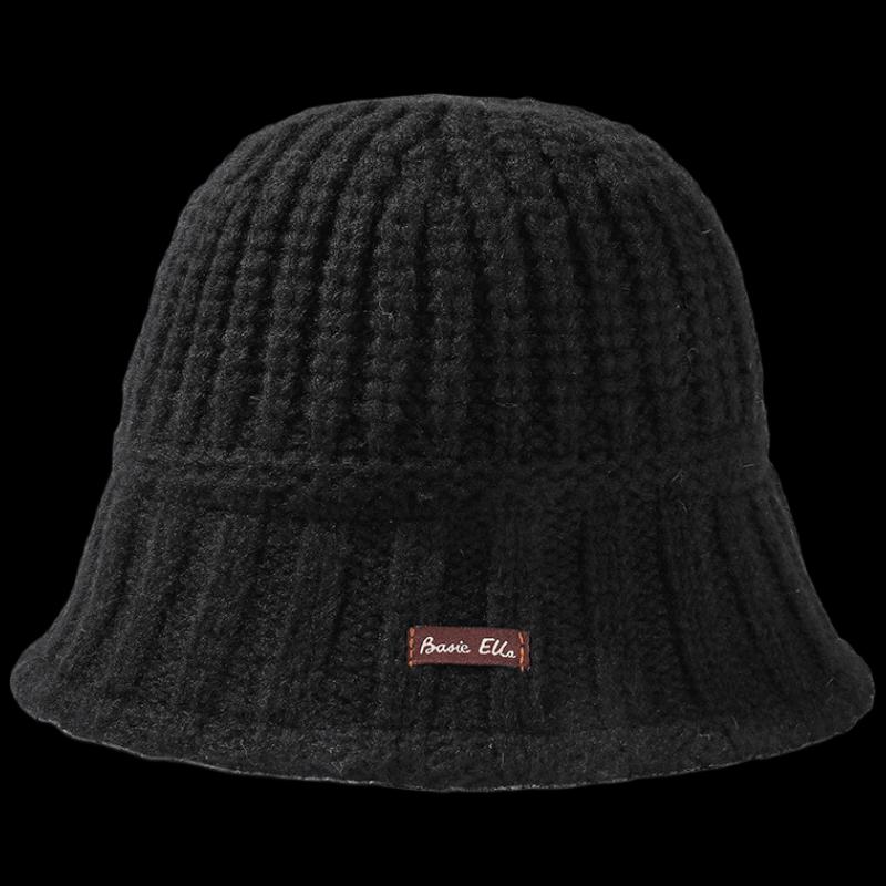 Винтажная вязаная панамка-ведро Zhugang в стиле пэчворк