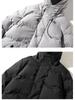 M-8XL Übergröße Mittellange Baumwollkleidung Herren Winter Locker Kapuzen-Baumwolljacke Warmer Mantel Einfarbig Verdickte Baumwolljacke