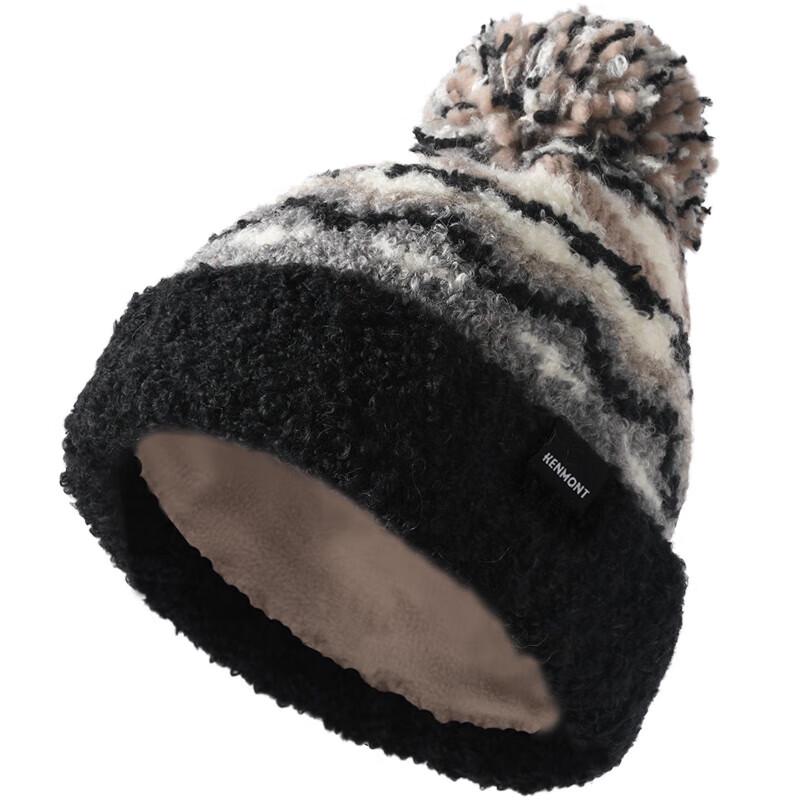 Зимняя теплая вязаная шапка Kenmont KM-9516 One Size