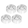 4pcs 1.3 Inches Wheels   Aluminum Alloy 6 Holes Wheel   Hubs for      1/18 RC Crawler