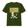 The Damned Punk Horror Goth Rock Band T Shirt Stylish And Edgy Design For Music Lovers Vintage Unisex Stretched Fashion