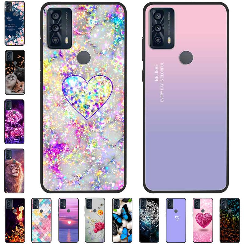 Funda For TCL 20B Case 6159K Silicone Soft Fashion TPU Phone Cover for TCL 20B Case for TCL 20B 20 B Bumper Protective TPU Shell