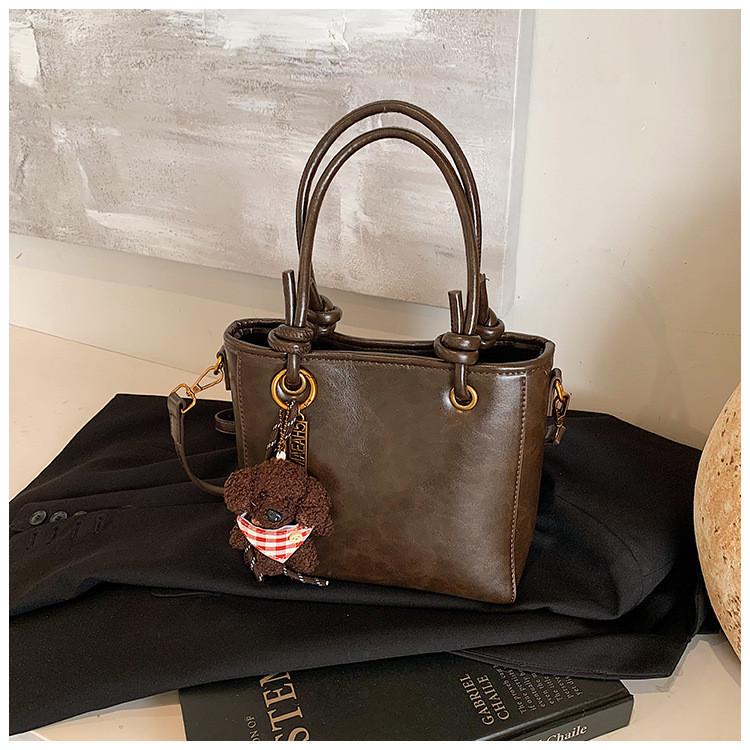 IELGY Large-Capacity Autumn Winter Retro All-Match Fashion Cross-Body Simple Portable Work Commuter