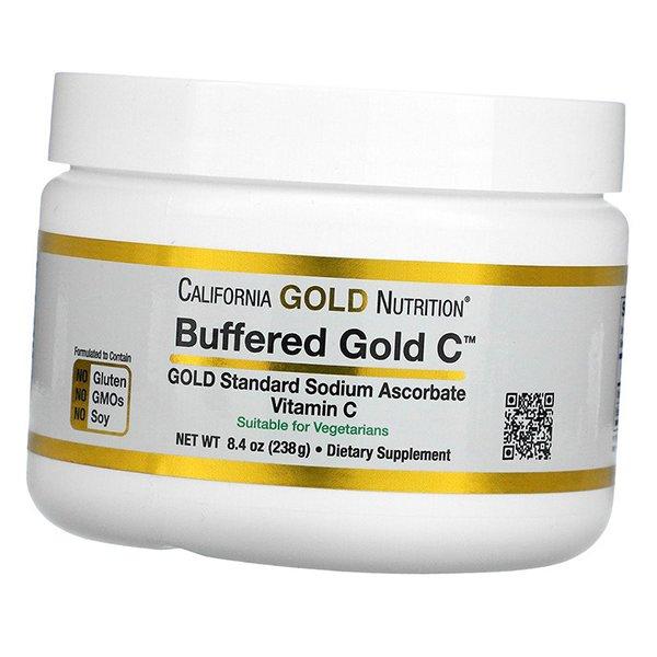 

Некислый буферизованный витамин C в форме порошка, Buffered Gold C, California Gold Nutrition 238г (36427022) 238g