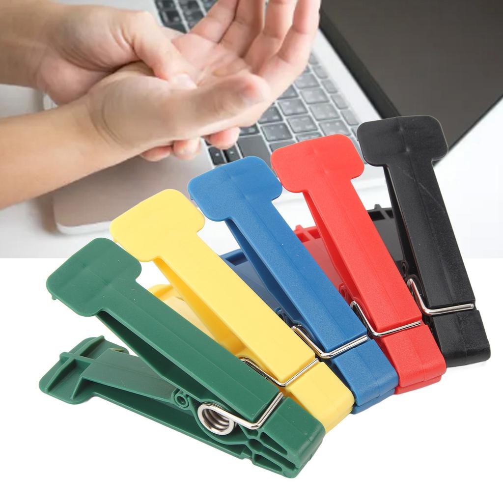 5Pcs Pinch Design Finger Exerciser ABS Hand Rehabilitation Trainer Hand Strength Training