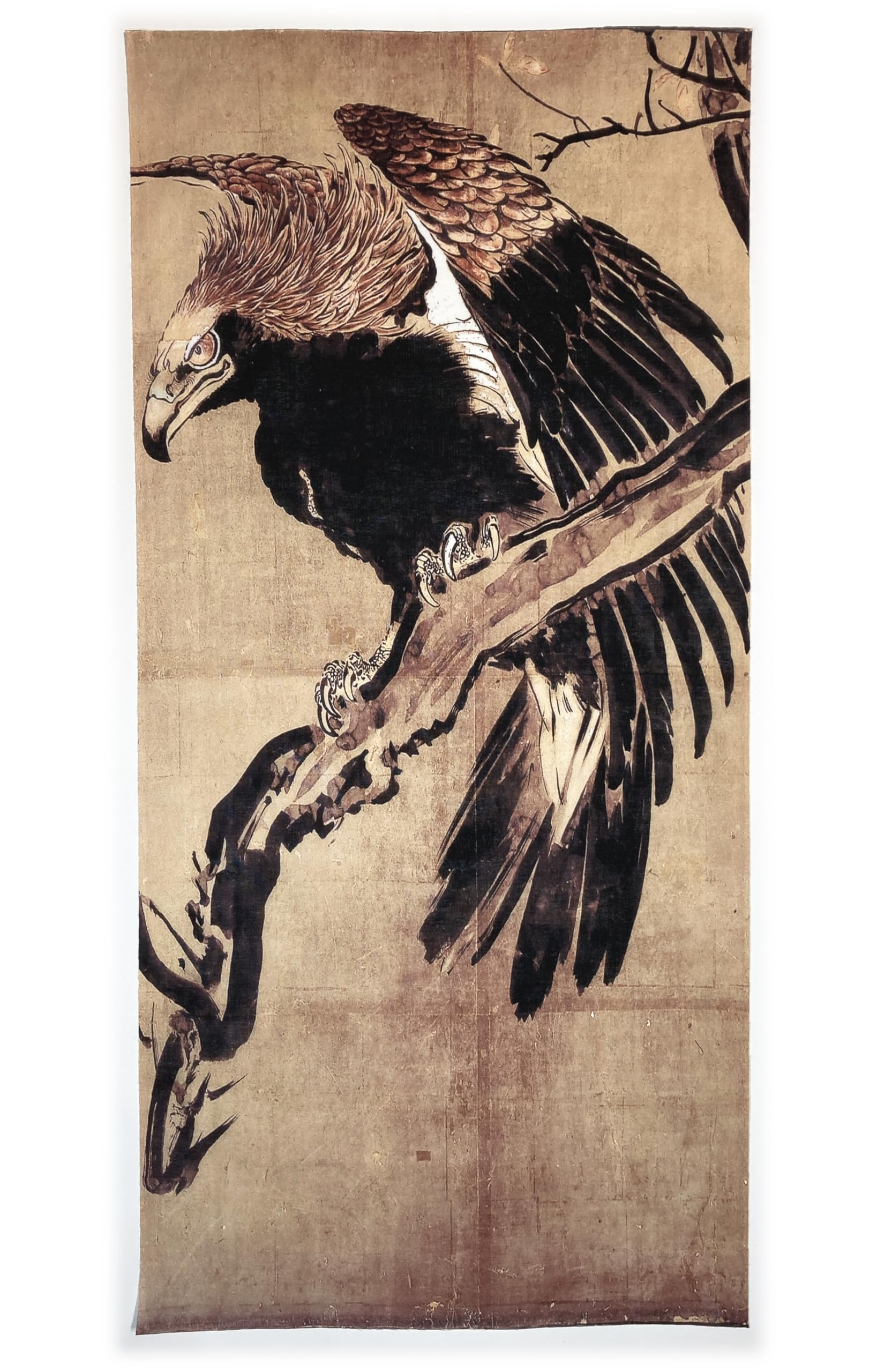 

hand towel from all over the featuring Nagasawa Rosetsu and the Eagle Ukiyo-e world,