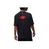 Air SS25 Rare Air Series Fashion Comfortable Simple Short Sleeve T-Shirt Men Tops Black Chile-Red IB3130-010