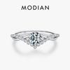 MODIAN Crown D Color Moissanite Ring Delicate Lab Diamond Ring 925 Silver For Women Wedding Engagement Jewelry