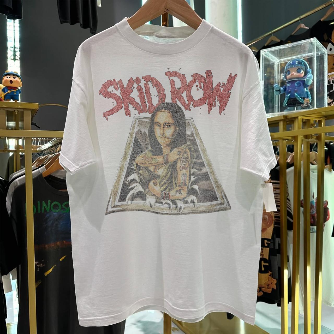 1989 Skidrow Mona Lisa Rare T-Shirt White S XL