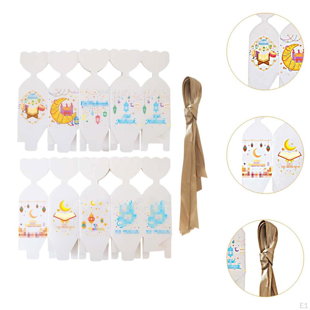 10 Stück Geschenkboxen Leckerei Modern DIY Einfach zu montieren Tischdeko für Goodie Zuhause