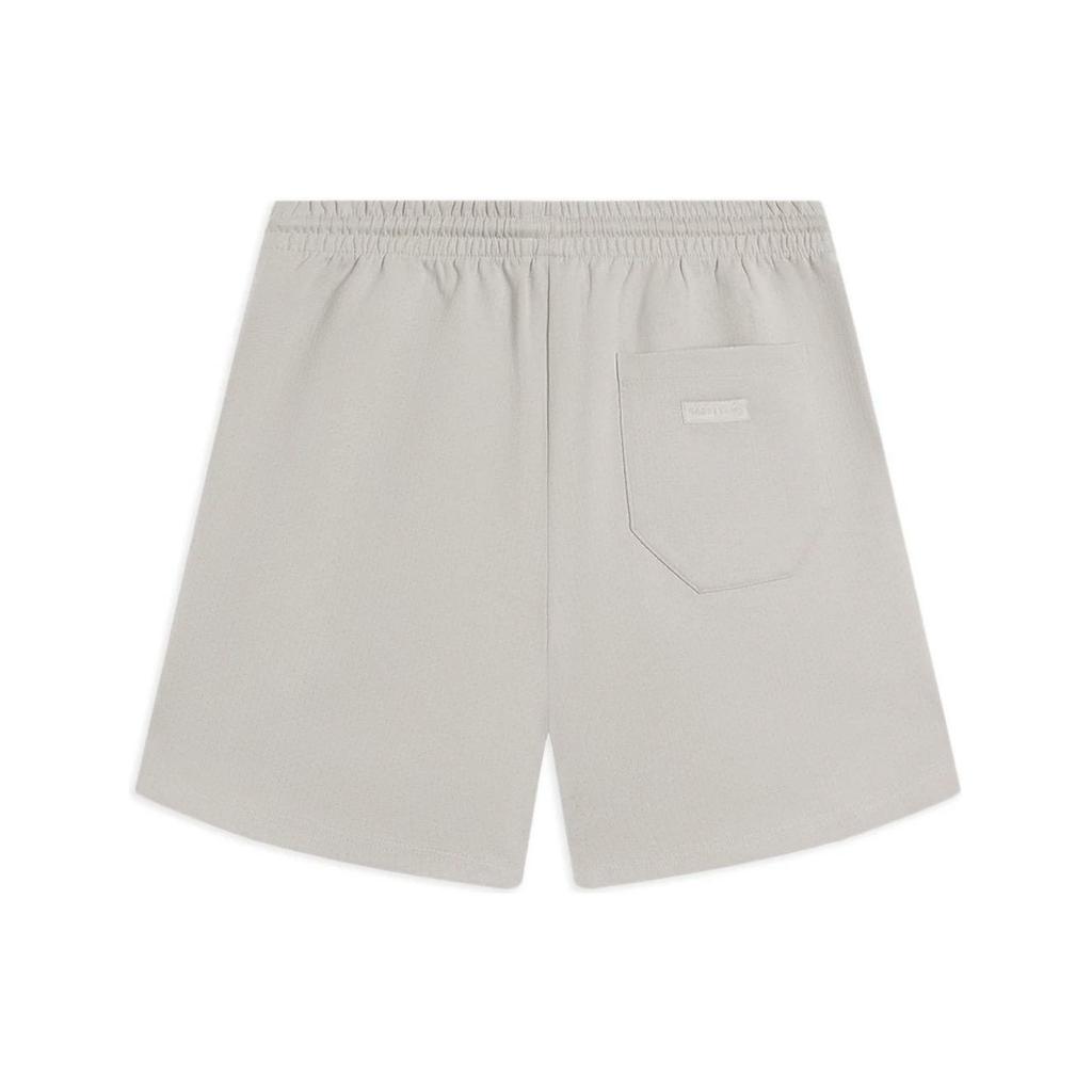 Li Ning Badfive 2022 Shanghai City Limited Series Hoody Solid Color Loose Drawstring Shorts Men Shorts Khaki AKSSA75-1