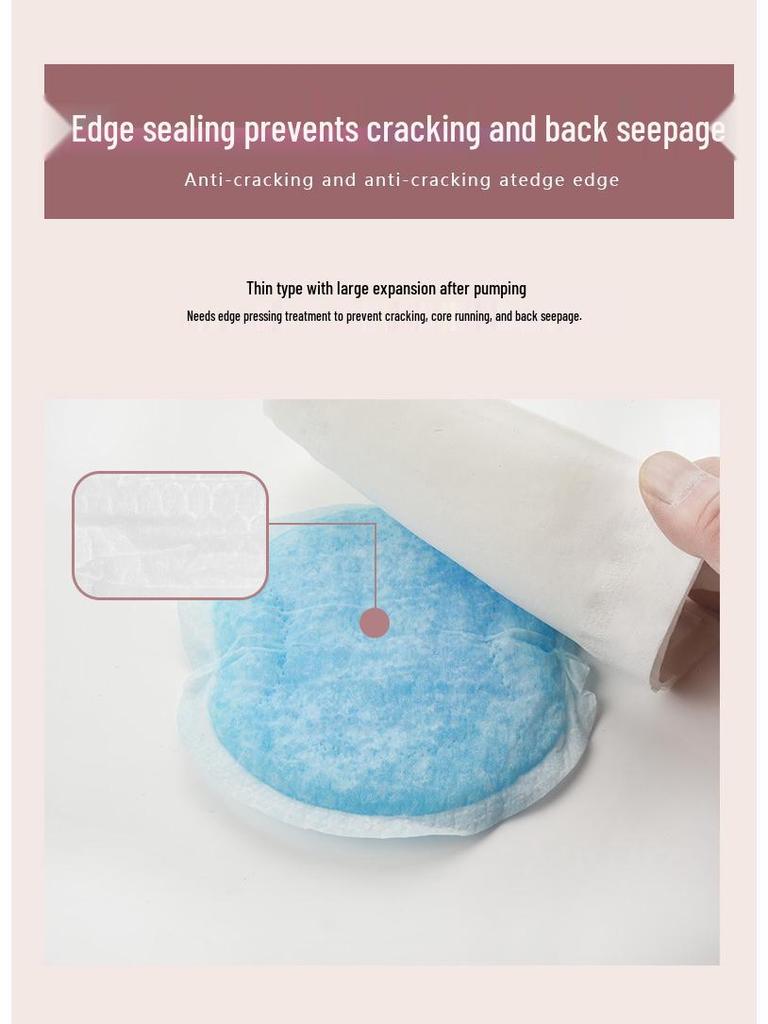 100-Pack Disposable Breast Pads for Leaking Milk: Ideal for Pregnant and Breastfeeding Women