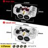 Universal 84mm Motorcycle Brake Caliper 4 Piston For Yamaha Aerox BWS Fuxi RSZ JOG Force Niu Scooter Dirt Bike Disc Brake Pump