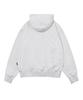 Escapefrom Essential Two-Way Zip-Up Hoodie White Melange