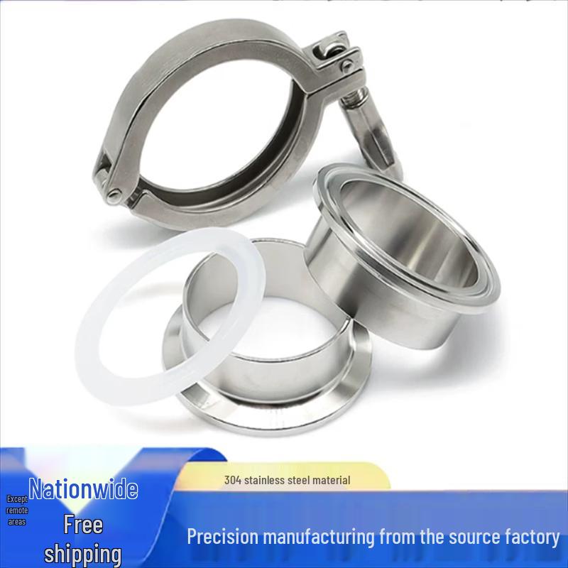 Sanitary 304 Stainless Steel Quick Clamp Set
