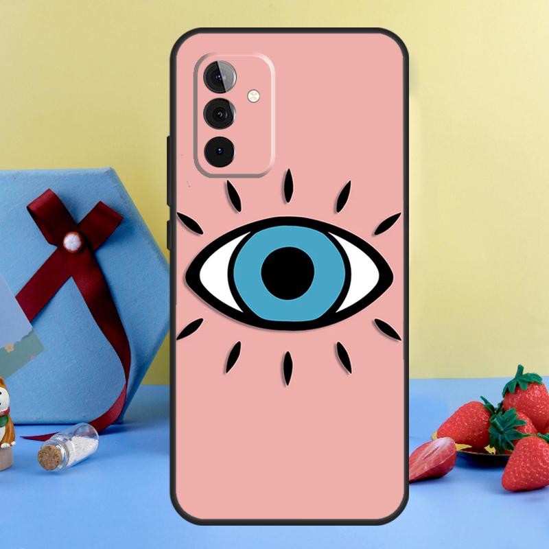 Big Eyes Cartoon Pattern Case For Samsung Galaxy A26 A16 A36 A56 A15 A35 A55 A14 A34 A54 A12 A32 A52 A13 A33 A53 A17