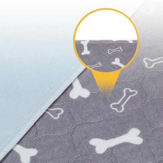 Puppy Pee Pad Leak-proof Washable Pet Pee Pad Reusable Anti-Slip Fast Absorbent Dog Mat for Cats Dogs Potty Training Whelping