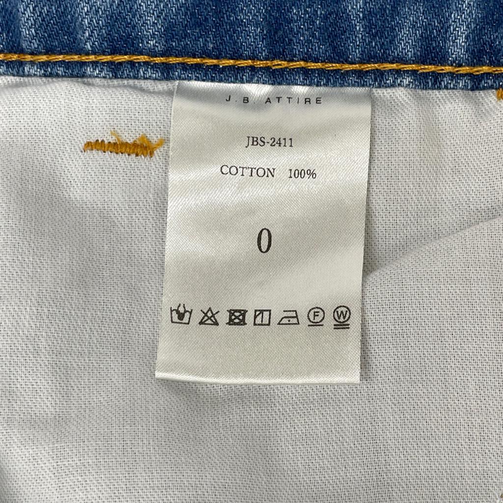 J.B.ATTIRE JBS-2411 FADED INDIGO RIVE GACHE DENIM Bottoms O Indigo blueUsed