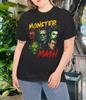 Horror Scary Monster Lover Vampire Frankenstein Halloween Cotton Unisex T-Shirt
