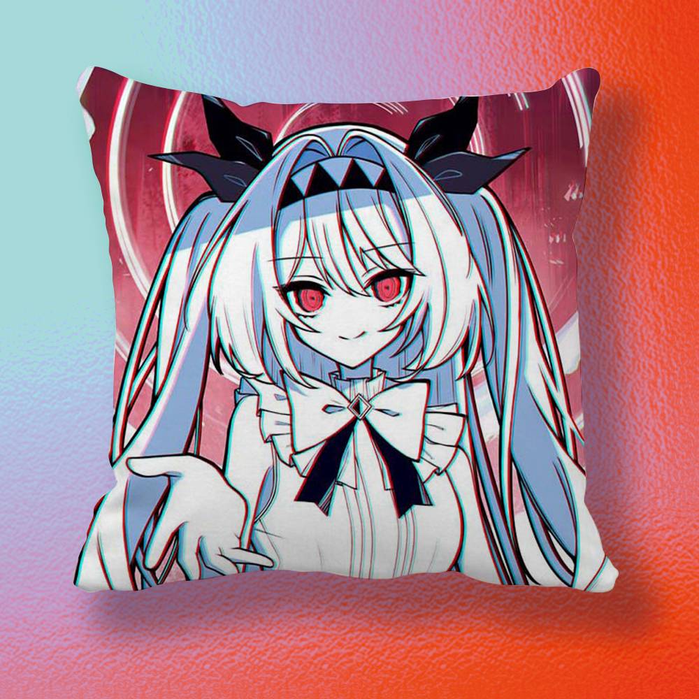 Kawaii Lilith Hot Game Doublesided printed pillow cover Solid color minimalist pillowcase fits all bedroom styles