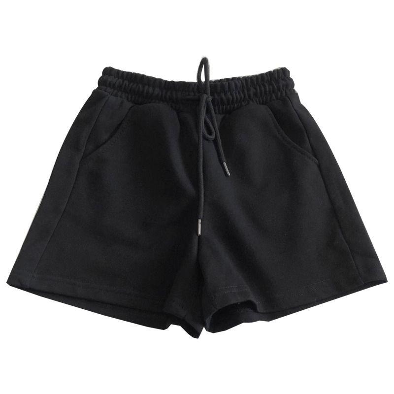 Women's High-Waist Casual Sports Shorts - Slimming, Elastic, Versatile Summer Wear