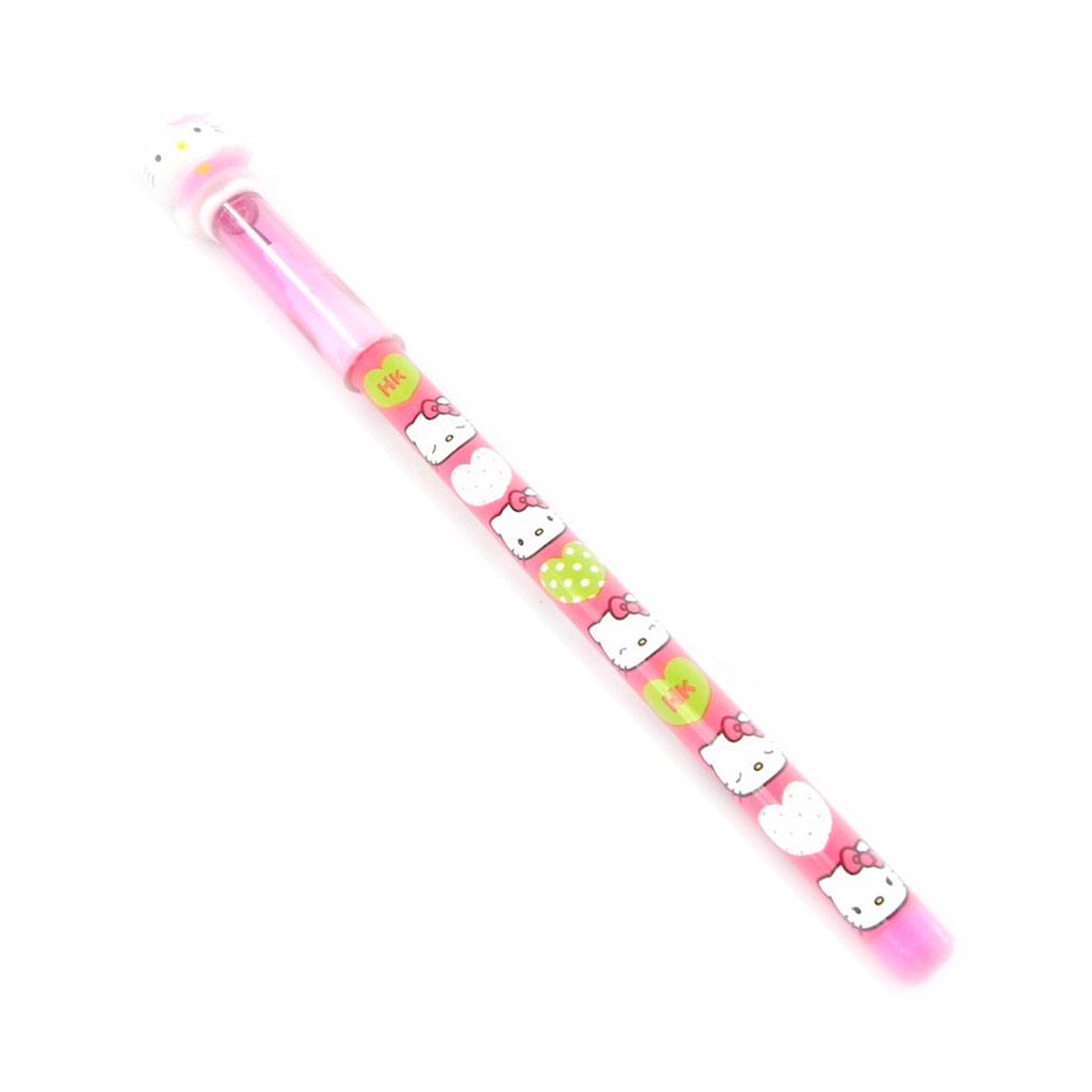 Hello Kitty [I2035] - Crayon 'Hello Kitty' rose vert - 16 cm