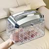 Anti-slip Bottom Tissue Box Light Luxury Napkin Case Transparent Facial Tissue Containers  Kitchen