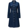 GIOVANNI VALENTINO Women's Denim Shirt Dress