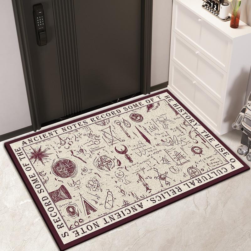 Кольцо для дверной проволоки Talot Manual Floor Mat Грязеотталкивающий Пылеотталкивающий Коврик для бытовой входной двери Грязеотталкивающий коврик