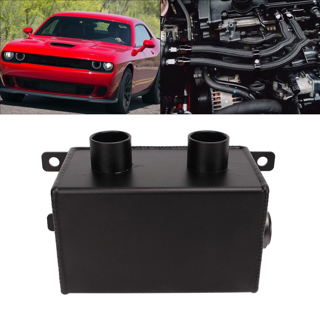 1200ml Oil Catch Can Kit Engine   Baffle Dual Filter Oil   Reservoir AN8 Hose Fitting