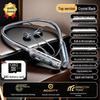 2025 Wireless Bluetooth Neckband Headphones: Sports Design, Extra-Long Battery, Noise Cancelling, Deep Bass, Apple & Android Compatible