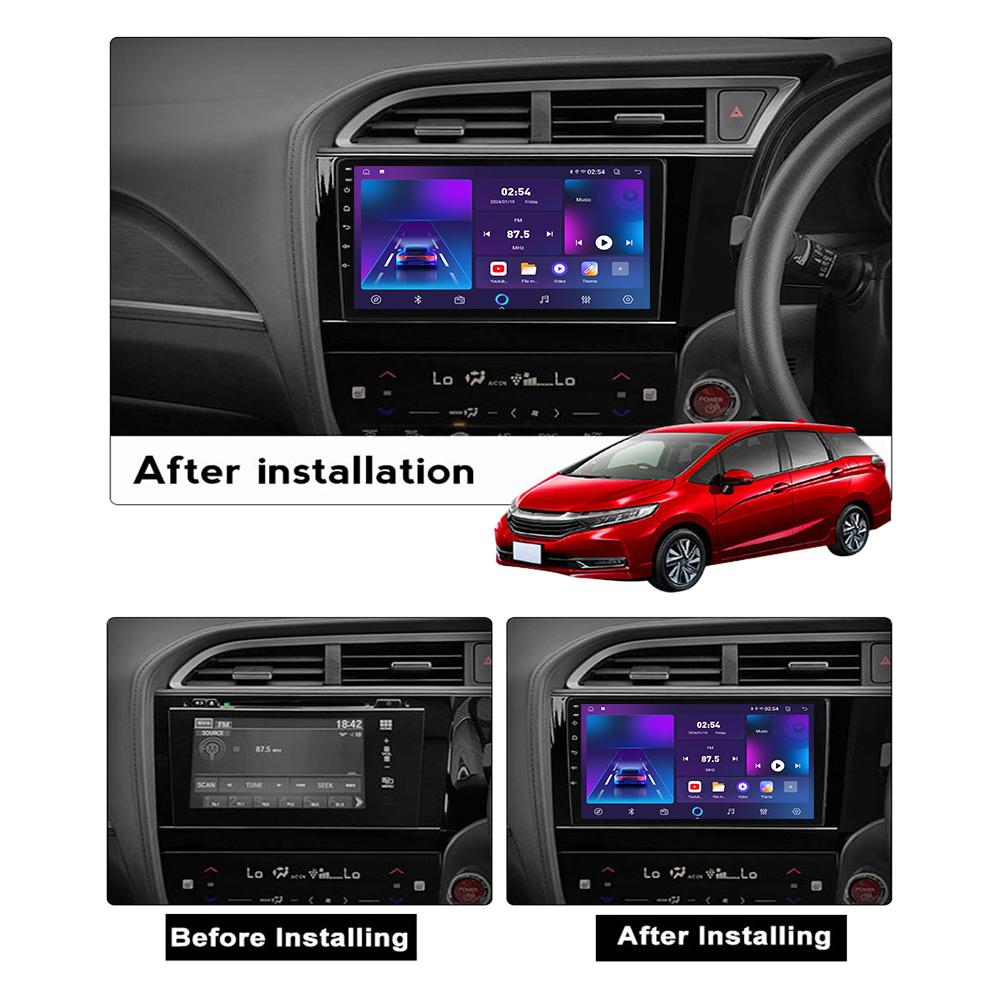 Android Carplay Car Radio For Honda Shuttle II 2015-2022 Multimedia Player Head Unit Stereo GPS Navigation BT WIFI 4+64GB