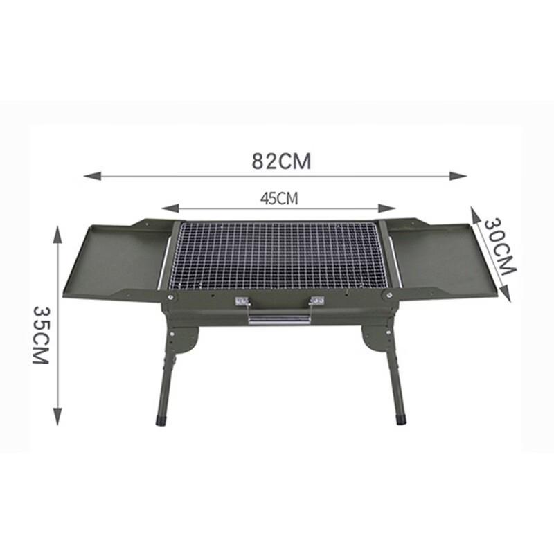 Zhishi Portable Foldable Outdoor Camping BBQ Charcoal Grill