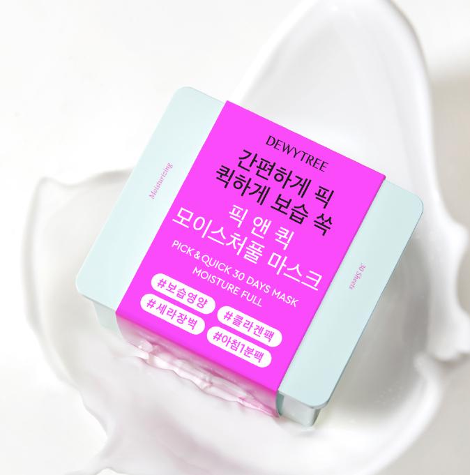 DEWYTREE Pick & Quick Sheet Mask (Nutrition / Moisture) 30 Sheets