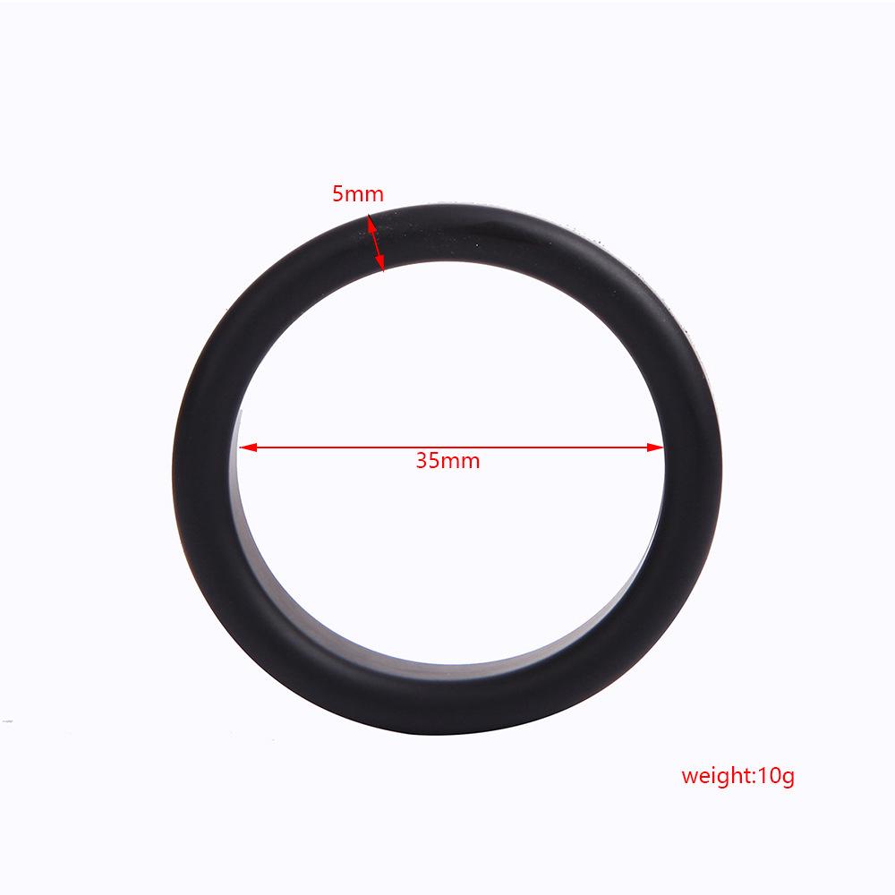 Extra Thick Silicone O-Ring Cock Ring for Men – Erection Aid & Delay Toy