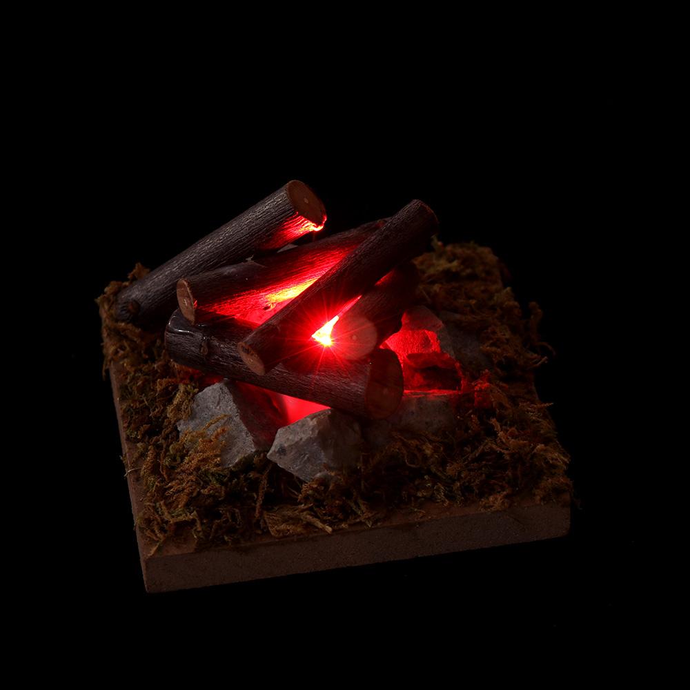 1:12 Scale  Accessories Playing House Villa Scene Model Miniatures Campfire Dollhouse Bonfire Fairy Garden Decor