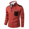 Pullover Men Sweater Cashmere Thick Polo Shirts Korean Half Zipper Cold Blouse Stand Collar Autumn Winter Outerwear Luxury Cloth