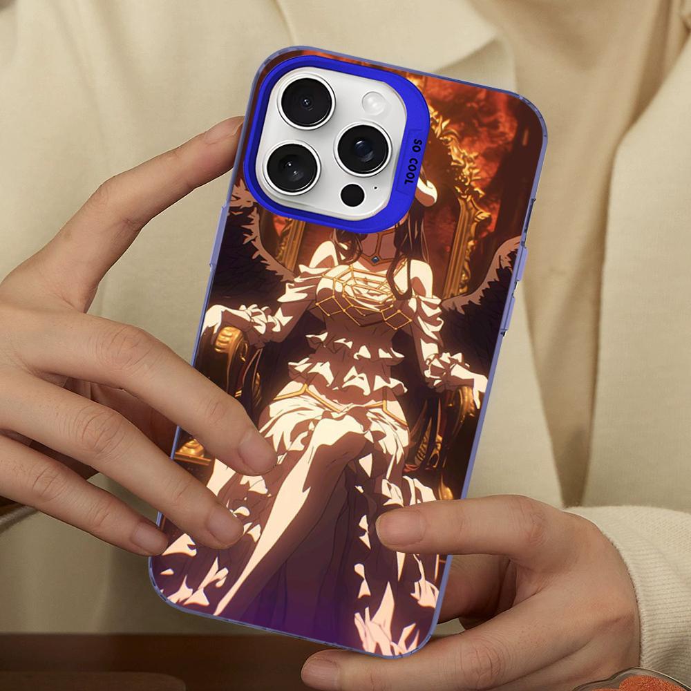 

Anime Overlord Albedo Phone Case For IPhone 16 15 14 13 12 11 Pro Max X XR XSMAX 8 7 Plus Matte Shockproof Back Cover iPhone 16