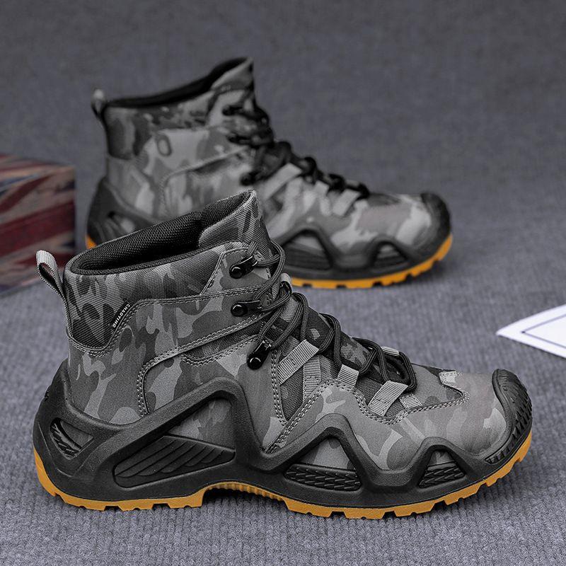 Herren Outdoor Wanderschuhe Verschleißfest Bequem Niedrig Geschnittene Schneestiefel