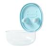 Yousheng Leak-Proof Snack Box with Silicone Cover Portable Finger Guard Design No-Mess Lunch Container Cookie Storage Tool