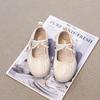 Baotou girls sandals summer 2025 new children's Mary Jane ballet shoes girls foreign style silver princess shoes