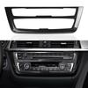 For BMW F30 F31 F34 3GT F32 F33 F36 Center Console CD/Volume Knob Adjust Panel Cover Trim Accessories, Carbon Fiber ABS Sticker
