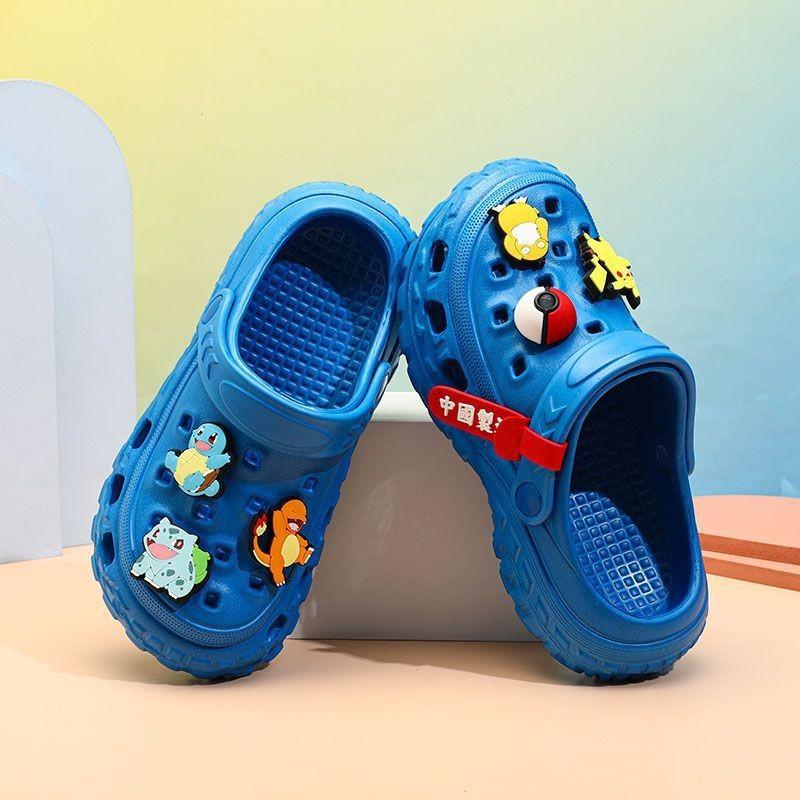 Adorable Pikachu Kids Clogs Breathable Slip Resistant And Comfortable Summer Sandals