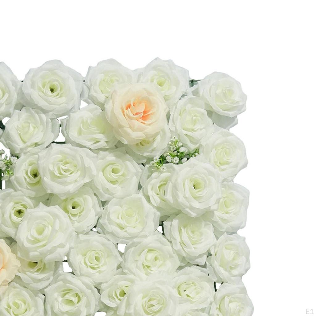 Artificial Flower Panel Floral Panel, DIY Table Setting Decorations Backdrop