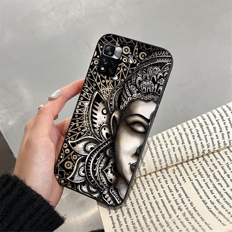 Phone Case For Xiaomi Redmi note 13 12 Pro 11S 11 10 Pro 10S 12S Redmi 10 10C 9C 13C Buddha Case