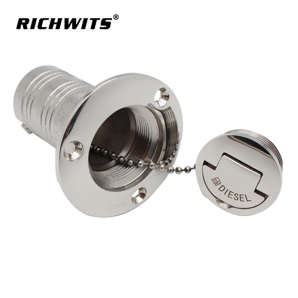 

Крышка топливного и водяного бака из нержавеющей стали 316, откидная, для морского применения 1-1/2 inch Generic, 0.415Kg